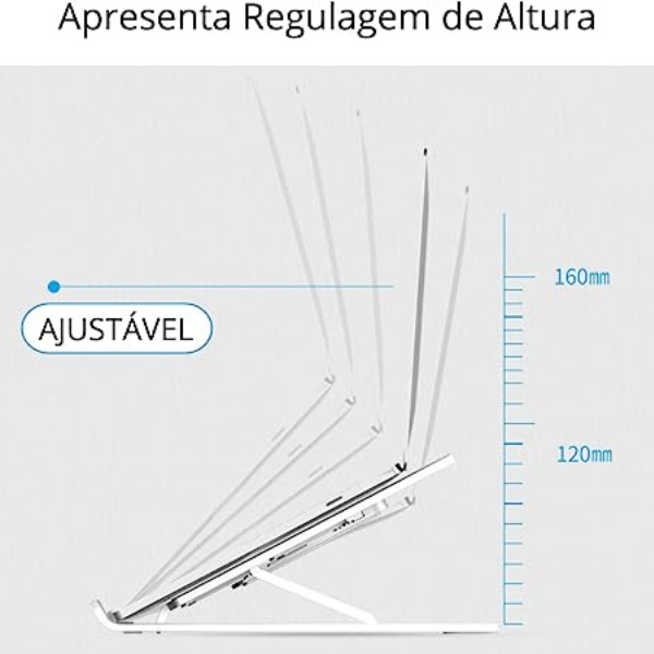 Suporte Notebook Ajustável Base Tablet Netbook Ergonômico Do