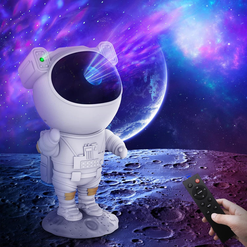 Astronauta Projetor Night Light com Caixa de Som Bluetooth