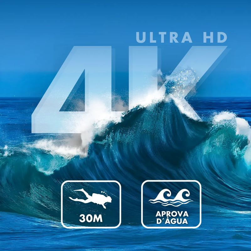 Câmera Filmadora Action Pro 4K Sports ULTRA-HD Wi-fi